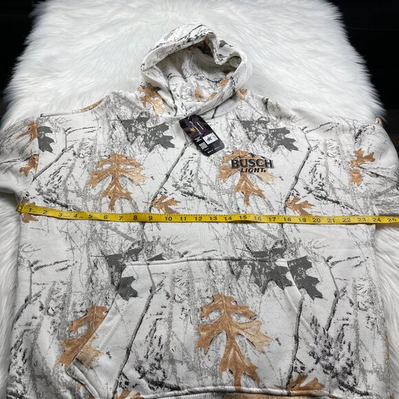 Busch Light Hunting Deer Camo Hoodie Men's Size Medium NWT - Picture 4 of 10